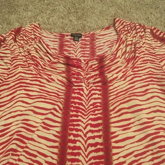 Rafaella Animal Print T-Shirt Blouse Size M - Picture 4 of 8